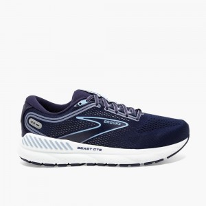 Men Brooks Beast GTS 23 Walking Shoes Navy / Blue / White | UELF53218