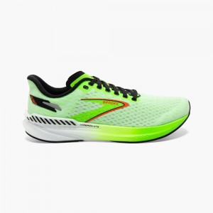 Men Brooks Hyperion GTS Track Spikes Coral / Black | TKQW93751