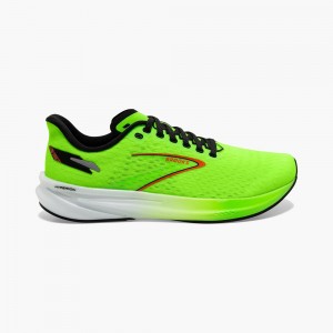 Men Brooks Hyperion Track Spikes Coral / Black | BZHV36012