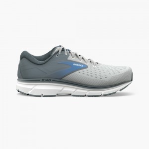 Women Brooks Dyad 11 Walking Shoes Grey / Black | DMHR51832