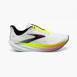 Women Brooks Hyperion Max Running Shoes White / Black | WNPL28509