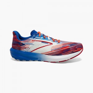 Women Brooks Launch 10 Road Running Shoes Blue / Blue | PLFV01695