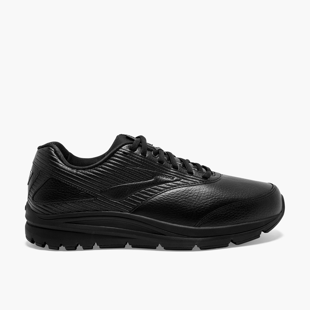 Men Brooks Addiction Walker 2 Running Shoes Black / Black | ZSXQ03296