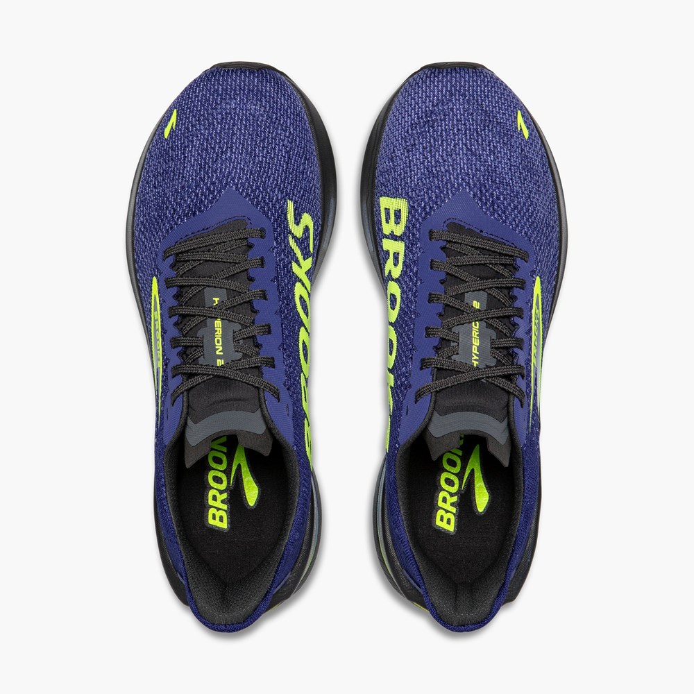 Men Brooks Hyperion 2 Running Shoes Blue / Navy | RMCE05972