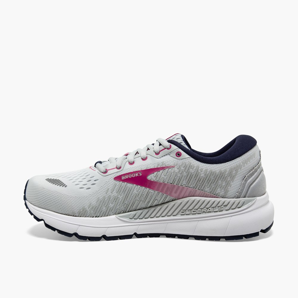 Women Brooks Addiction 15 Running Shoes Navy / Purple Rose | EGUP97306