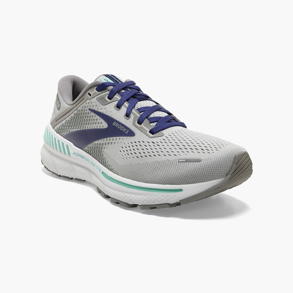 Women Brooks Adrenaline GTS 22 Road Running Shoes Blue / Blue | APRO29738