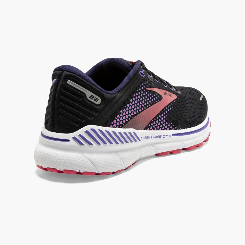 Women Brooks Adrenaline GTS 22 Running Shoes Dark Grey | WACF74308