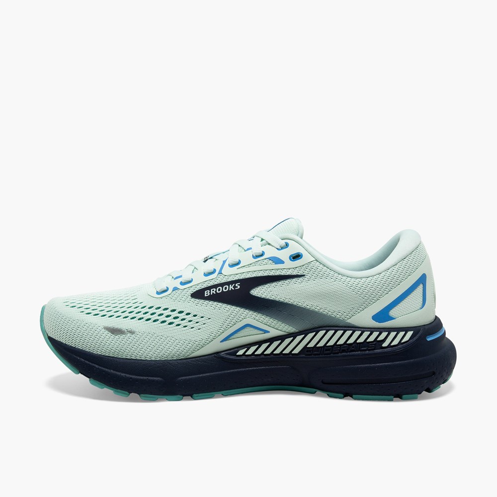 Women Brooks Adrenaline GTS 23 Running Shoes Blue / Blue | TQHM70968