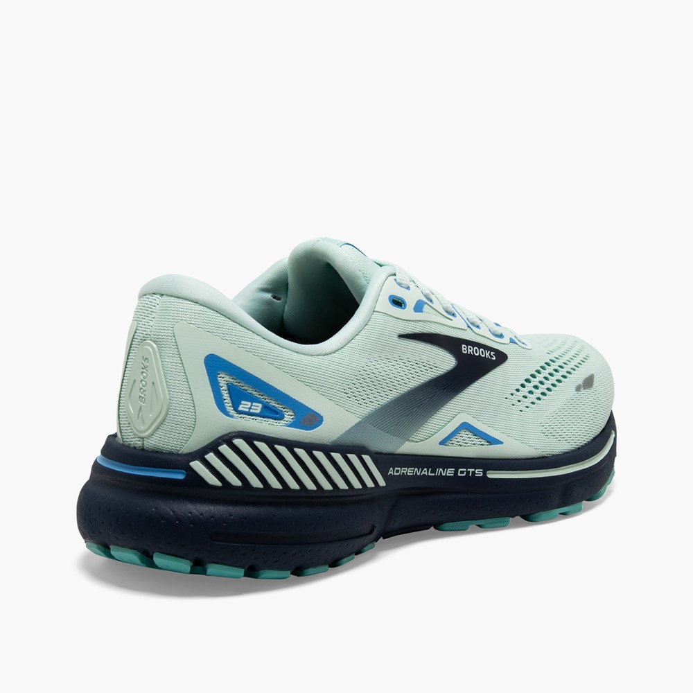 Women Brooks Adrenaline GTS 23 Running Shoes Blue / Blue | TQHM70968