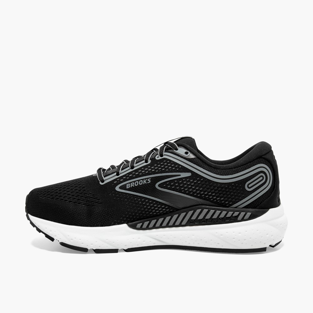 Women Brooks Ariel GTS 23 Running Shoes Black / Grey / White | VYXE68059