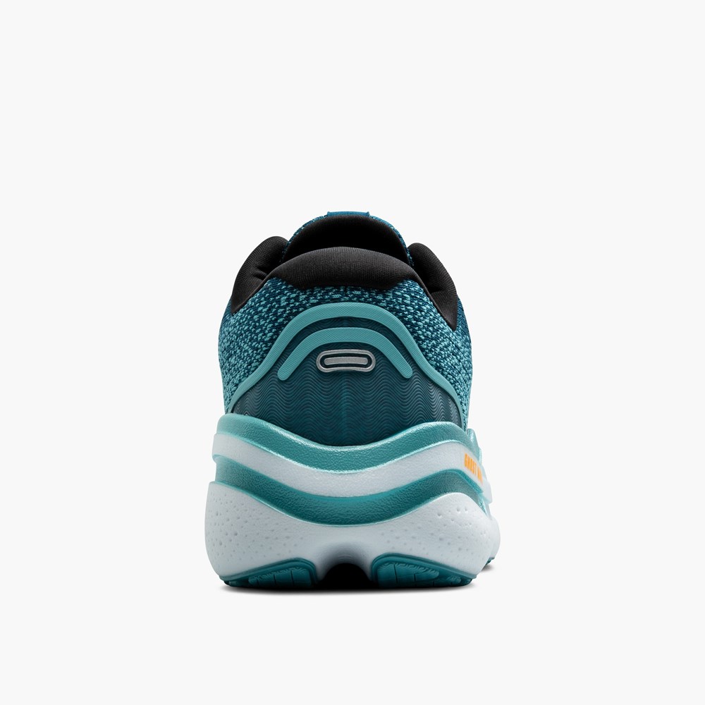 Women Brooks Ghost Max 2 Walking Shoes Blue / Light Turquoise / Orange | AKHR67102