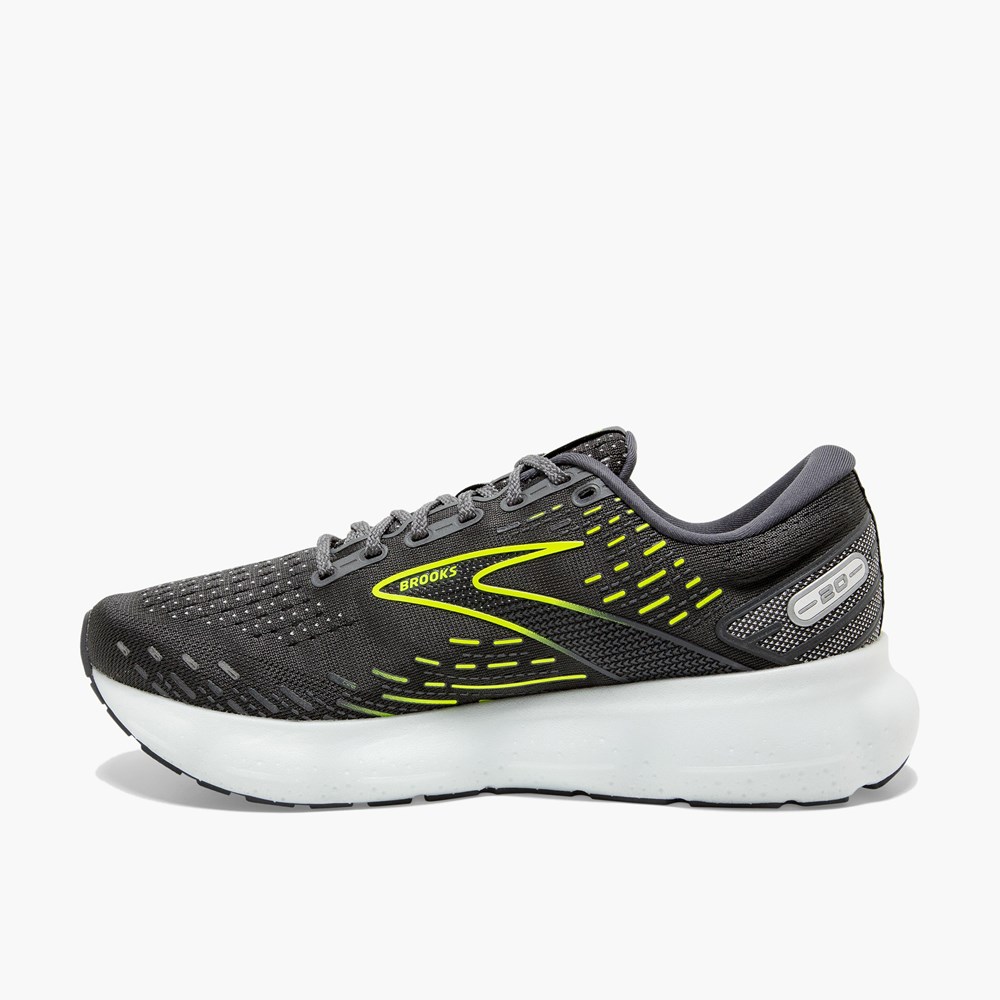 Women Brooks Glycerin 20 Running Shoes White | ODFY06521