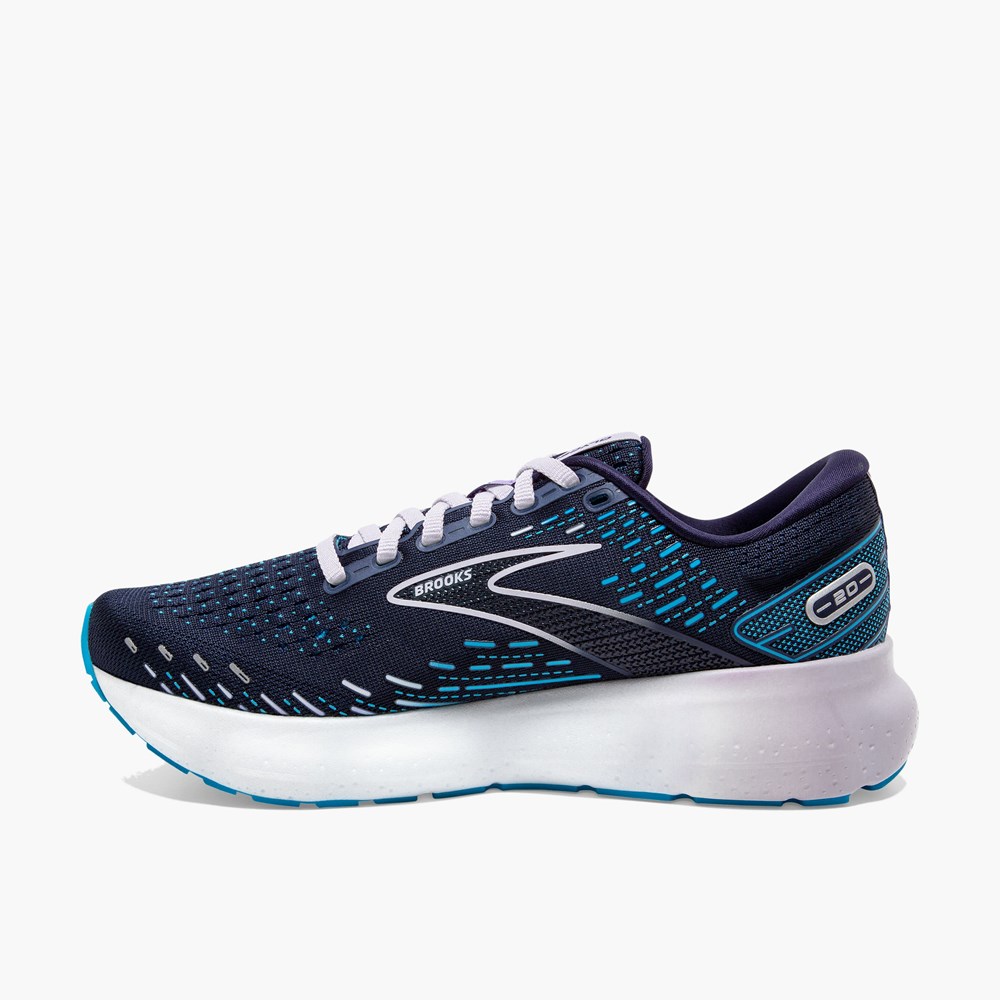 Women Brooks Glycerin 20 Walking Shoes Black / Black | SNLK08139