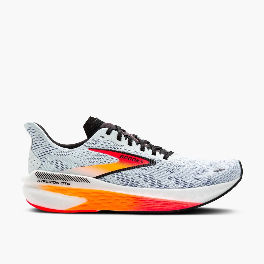 Women Brooks Hyperion GTS 2 Track Spikes Coral / Black | RUCE15298