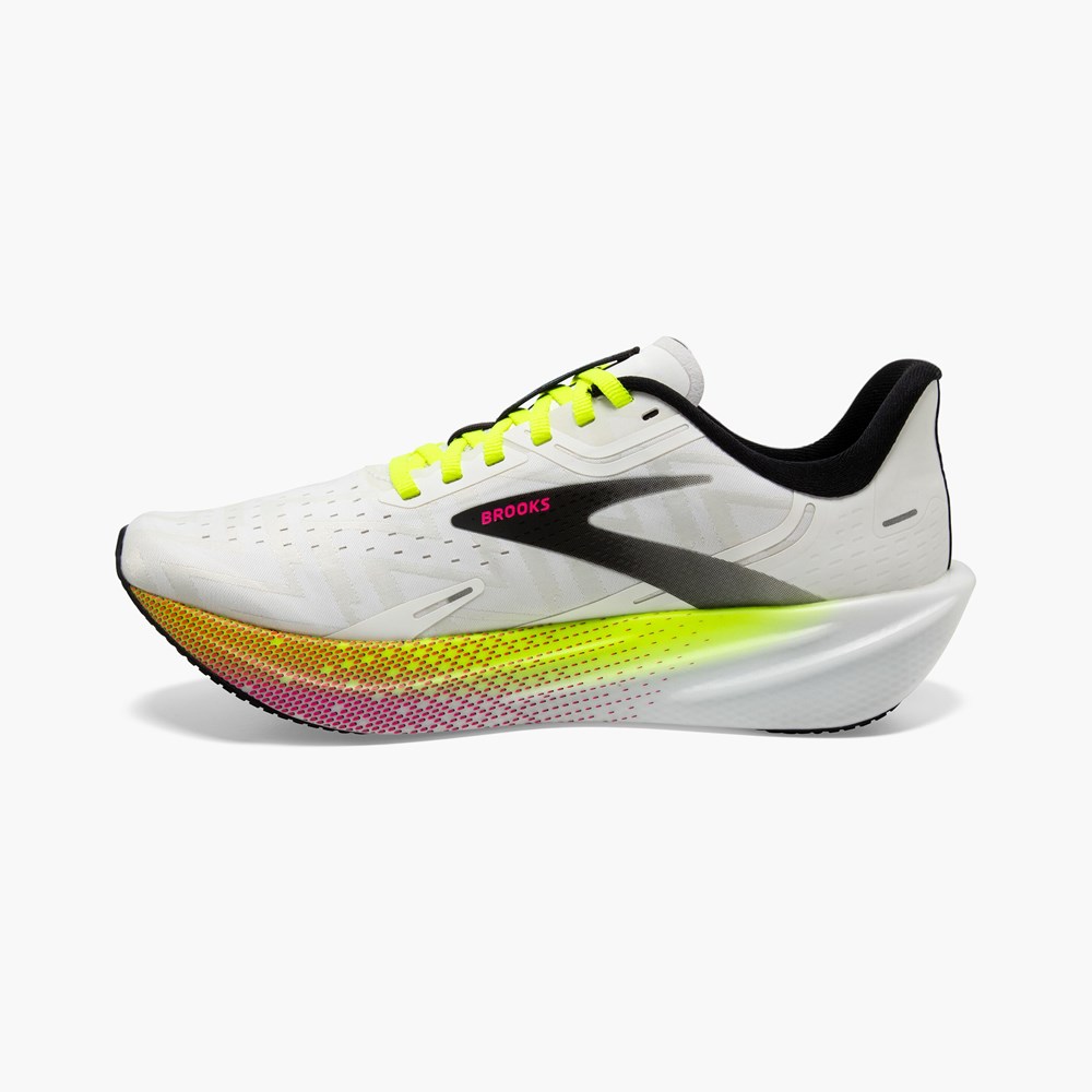 Women Brooks Hyperion Max Running Shoes White / Black | WNPL28509