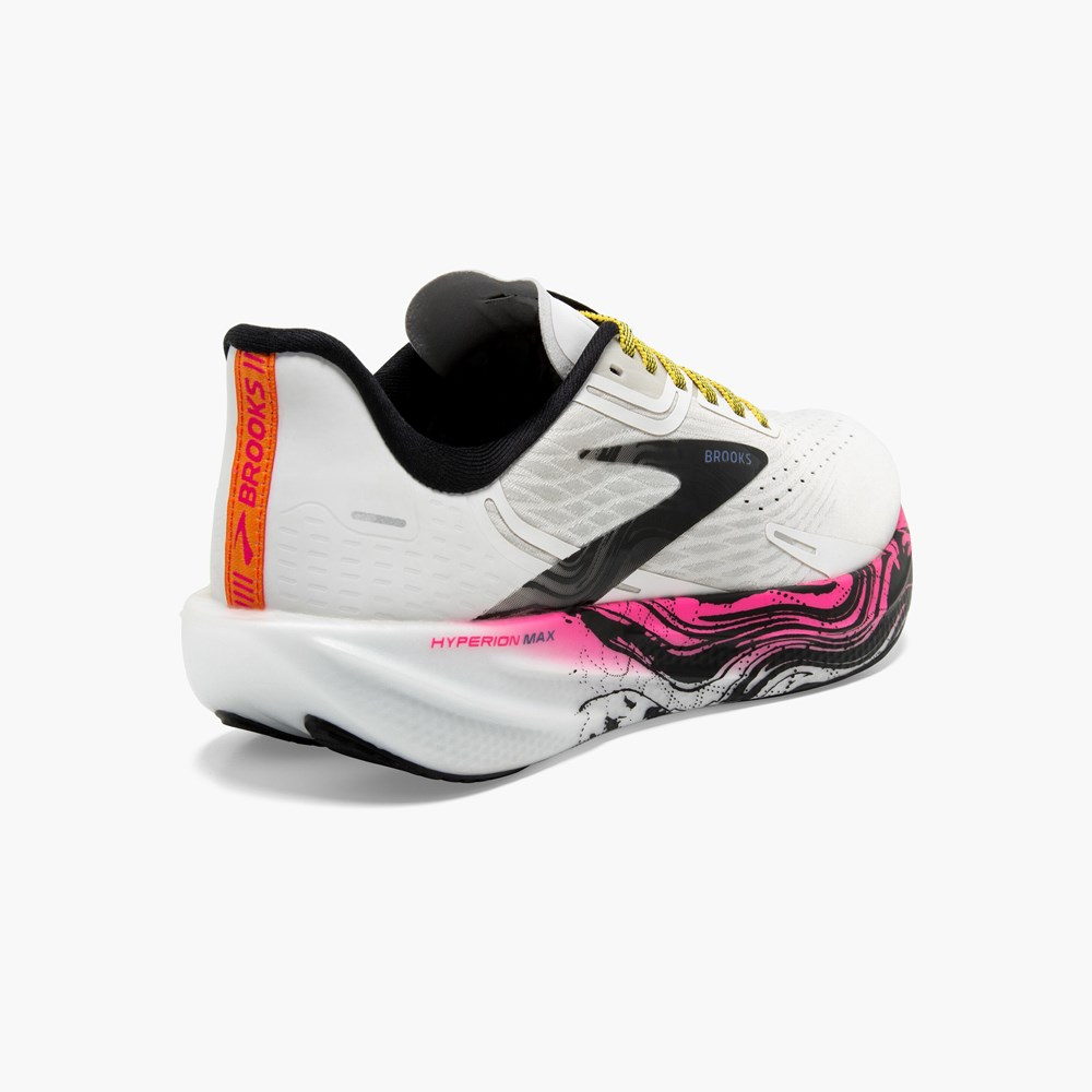 Women Brooks Hyperion Max Track Spikes Coral / Black | CLTB94375