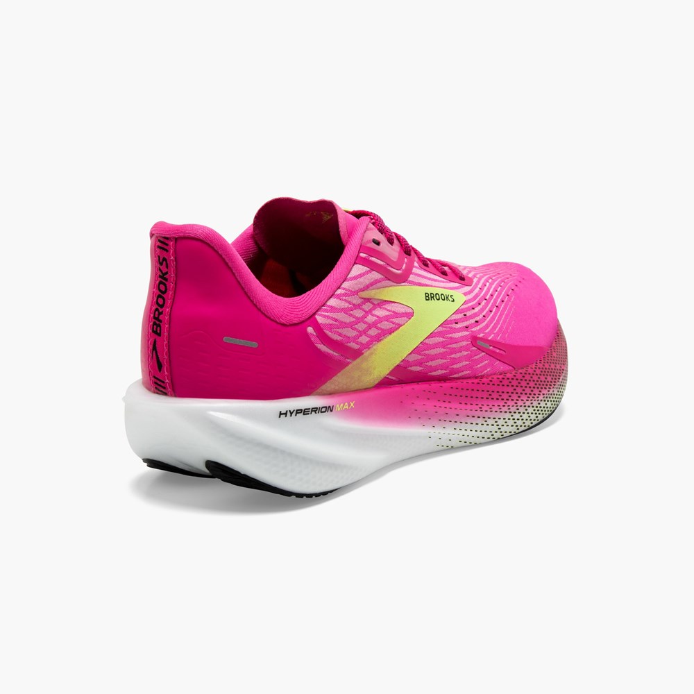 Women Brooks Hyperion Max Track Spikes Lemon / Black | UPSC51602