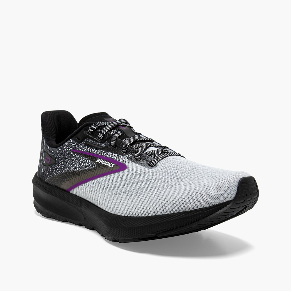 Women Brooks Launch 10 Road Running Shoes Black | SNOR19358