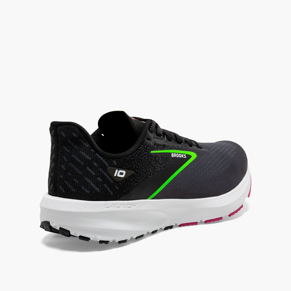 Women Brooks Launch 10 Road Running Shoes White | ULPD08721