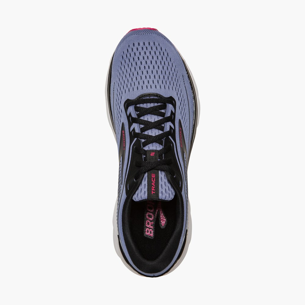 Women Brooks Trace 2 Adaptive Running Shoes Black / Blue / Pink | CIPW19782