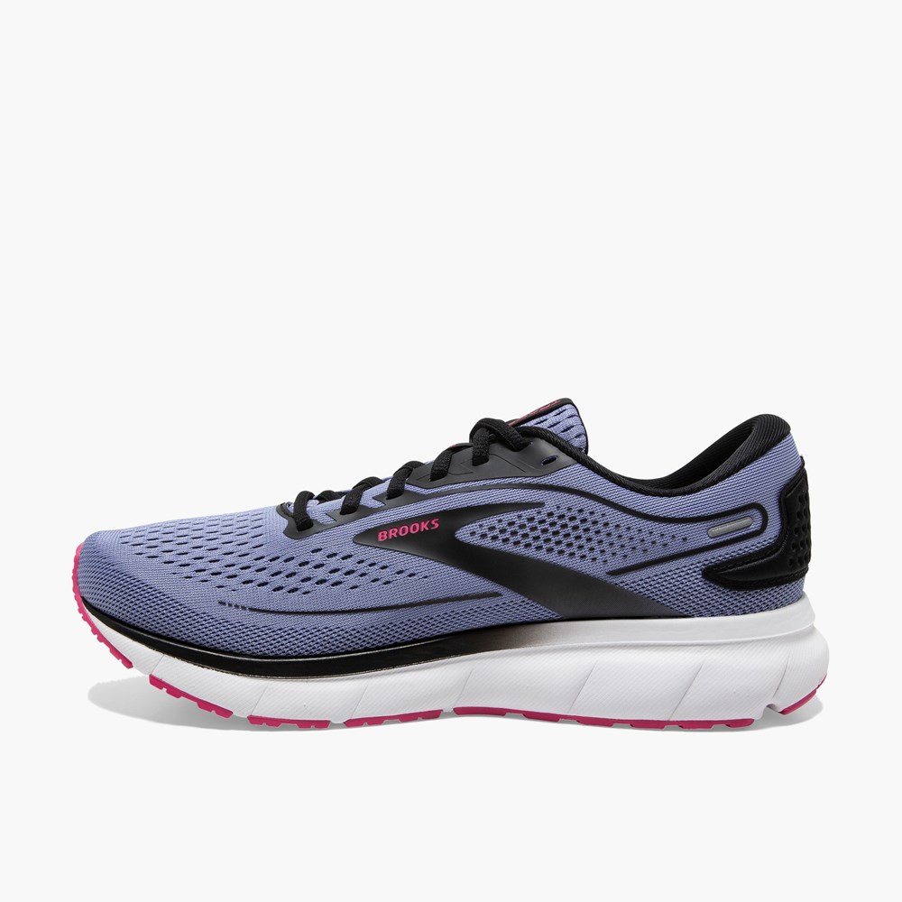 Women Brooks Trace 2 Adaptive Running Shoes Black / Blue / Pink | CIPW19782